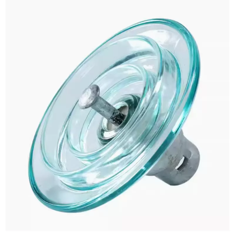 U40B 40kN suspension disc-shaped glass insulator