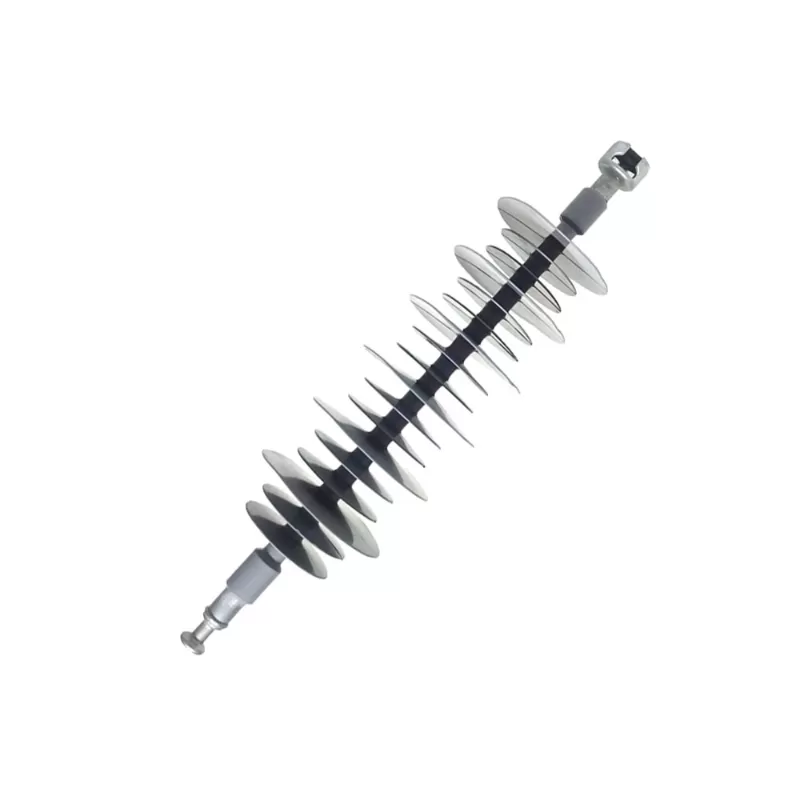 Polymer composite rod-type suspension insulator