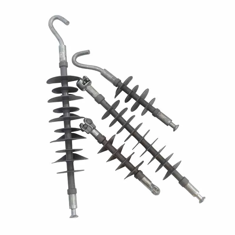 Polymer composite rod-type suspension insulator