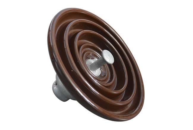 What are the types of porcelain insulators?
