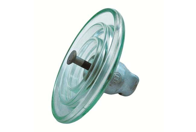 Where are glass insulators used?