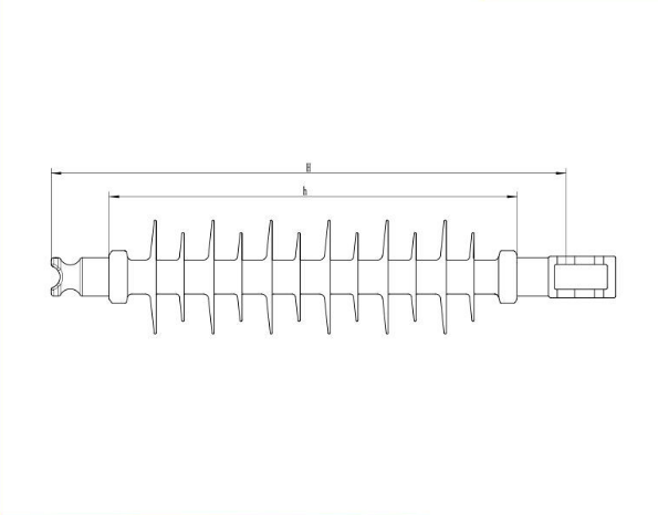 Polymer composite cross-arm insulator